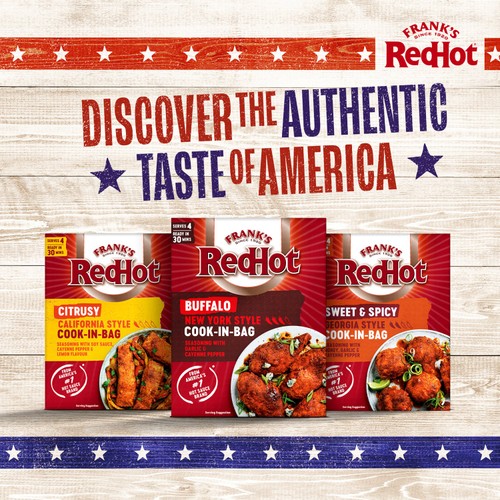 Frank's RedHot Buffalo New York Style Cook-In-Bag