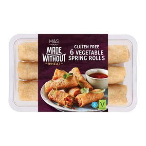 M&S Made Without 6 Vegetable Spring Rolls