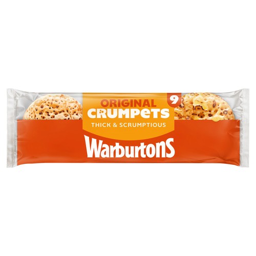 Warburtons 9 Original Crumpets