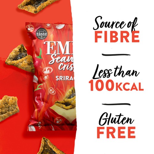 Emily Sriracha Seaweed Crisps