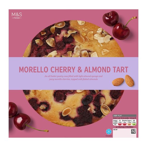 M&S Morello Cherry and Almond Tart