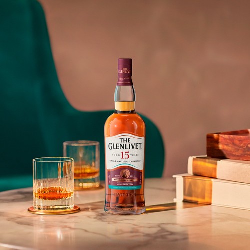 The Glenlivet 15 Year Old Single Malt Scotch Whisky