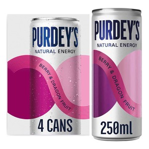 Purdey's Berry & Dragon Fruit Natural Energy Drink