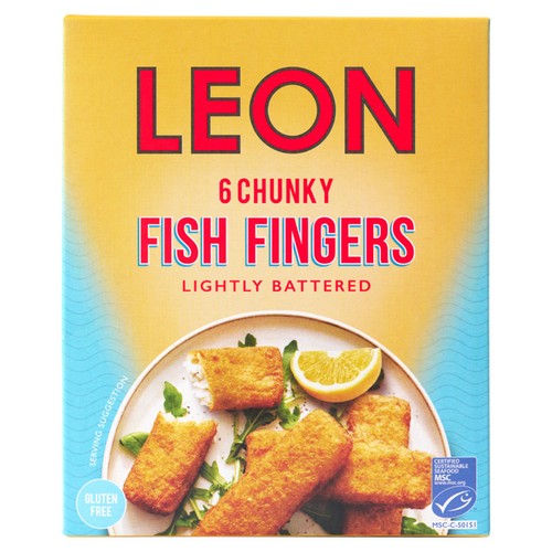 LEON 6 Chunky Fish Fingers