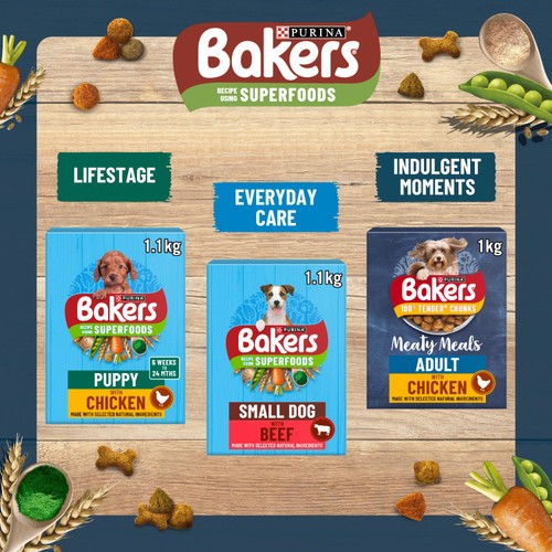 Bakers Senior Chicken with Vegetables Dry Dog Food 