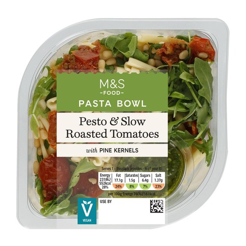 M&S Pesto & Slow Roasted Tomatoes Pasta Bowl