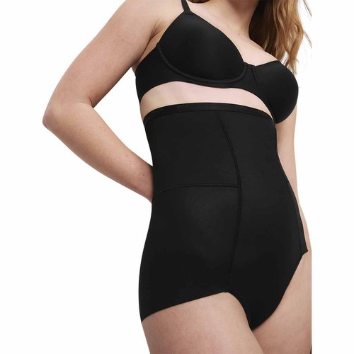 M&S Womens, Light Control Sheer Waist Cincher, 12, Black