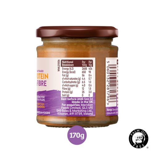 Meridian Almond Butter Smooth 100% Nuts