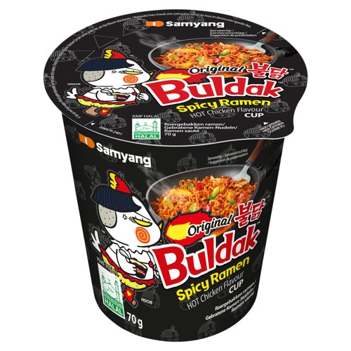 Buldak Hot Chicken Flavour Ramen Original Flavour Instant Noodle Cup