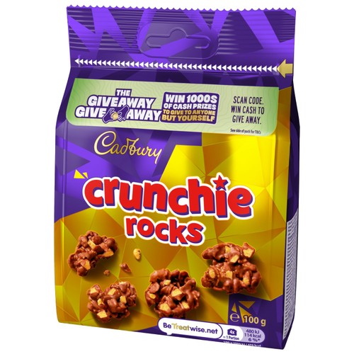 Cadbury Crunchie Rocks Chocolate Bag