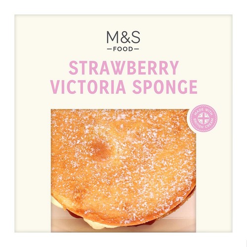 M&S Strawberry Victoria Sponge Sandwich