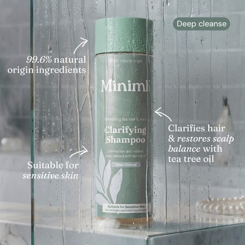 Miniml Clarifying Shampoo Refreshing Tea Tree & Mint