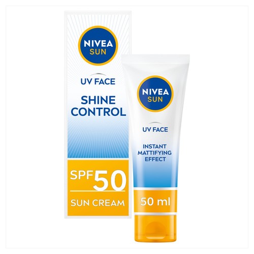 NIVEA SUN UV Face SPF 50 Sun Cream Shine Control