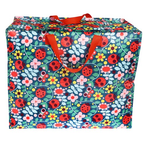 Rex London Ladybirds & Flowers Jumbo Storage Bag