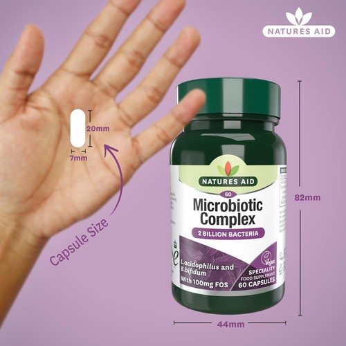 Natures Aid Microbiotic Complex Supplement Capsules