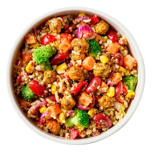 Lazy Vegan Falafel Bowl Mexican Fusion