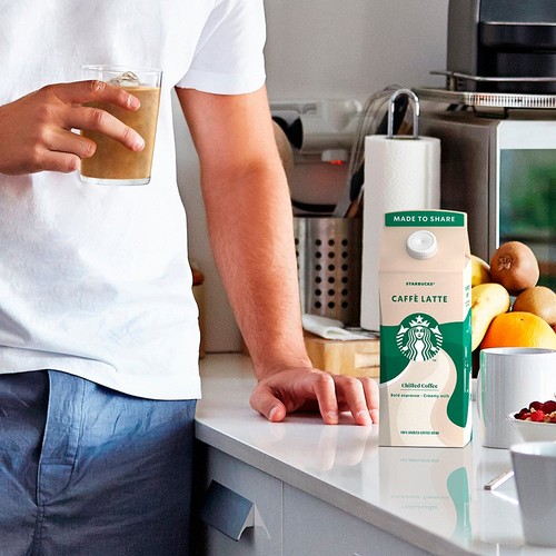 Starbucks Multiserve Caffe Latte Iced Coffee 