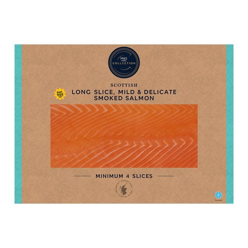 M&S Scottish Long Slice Smoked Salmon