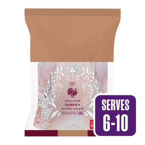 M&S Oakham Whole Turkey without Giblets