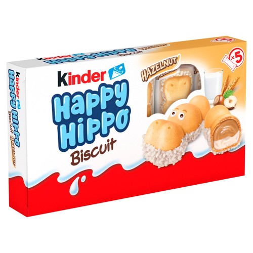 Kinder Happy Hippo Milk & Hazelnut Biscuits