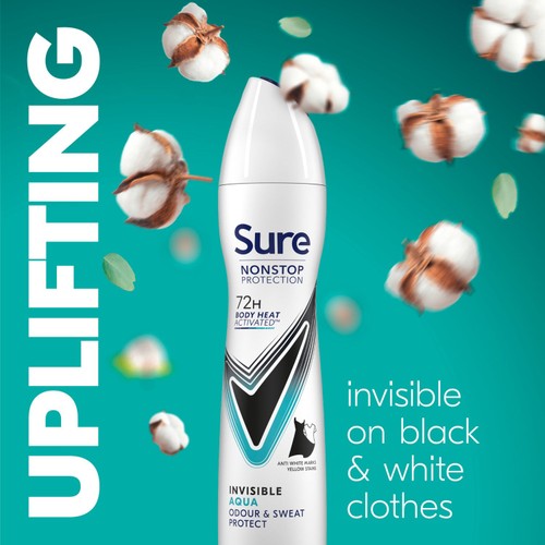 Sure Women 72hr Nonstop Protection Invisible Aqua Antiperspirant Deodorant