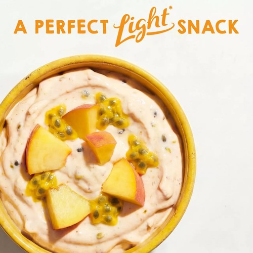 Light & Free Peach Greek Style Fat Free Yoghurt Multipack