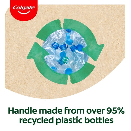 Colgate Recyclean Medium Manual Toothbrush 