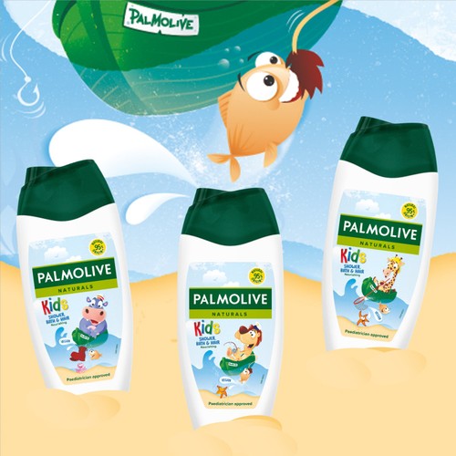 Palmolive Naturals Kids Vegan Bubble Bath Body Wash & Shower Gel Pump