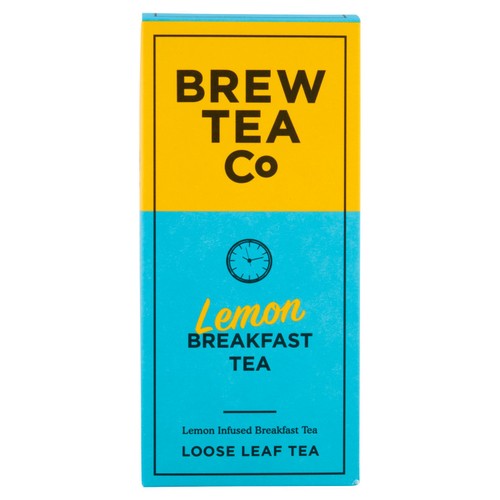 Brew Tea Co Twisted Breakfast - Lemon - Loose Leaf Tea