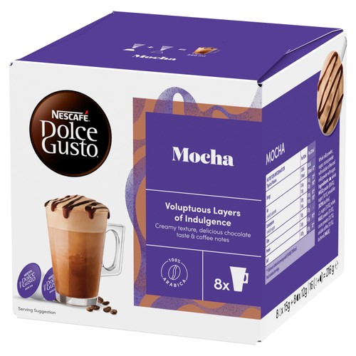 Nescafe Dolce Gusto Mocha Coffee Pods (8 Servings)