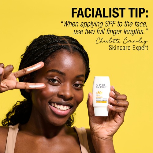 Super Facialist Vit C+ Brighten & Defend SPF50+ Broad Spectrum Serum