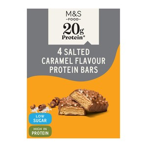M&S High Protein Salted Caramel Flavour Protein Bars Multipack