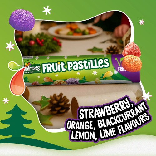 Rowntree's Fruit Pastilles Vegan Friendly Sweets Giant Tube