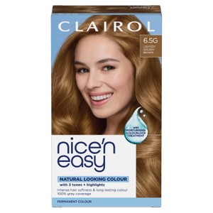 Clairol Nice'n Easy Hair Dye, 6G Light Golden Brown