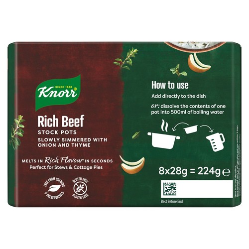 Knorr 8 Rich Beef Stock Pot