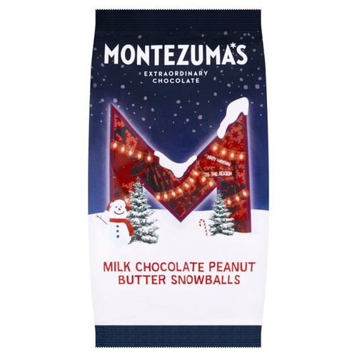 Montezuma's Milk Chocolate Peanut Butter Snowballs