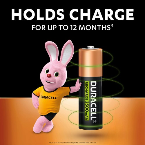 Duracell Recharge Ultra AA Rechargeable Batteries