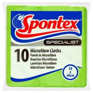 Spontex Specialist Microfibre Cleaning Cloths