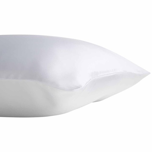 M&S Silk Pillowcase, White