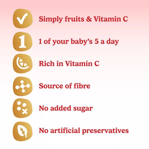 Cow & Gate Apple, Strawberry & Banana Baby Food Fruit Pots 6+ Months
