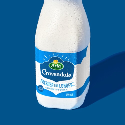 Cravendale Filtered Fresh Whole Milk 1L Fresher for Longer