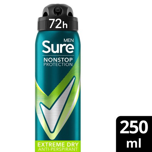 Sure Men 72hr Nonstop Protection Extreme Dry Antiperspirant Deodorant