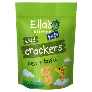 Ella's Kitchen Organic Safari Crackers Pea & Basil 18+ Months