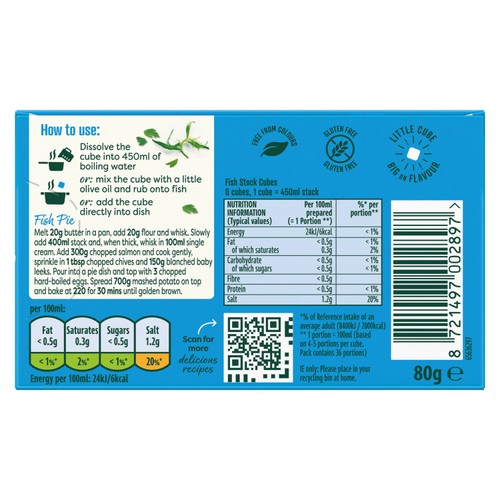 Knorr Fish Bouil Cubes
