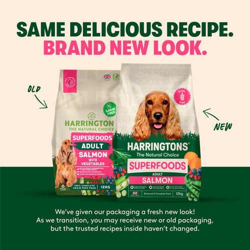 Harringtons Grain Free Superfoods Salmon Dry Dog Food