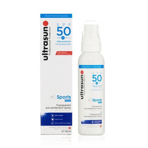 Ultrasun SPF 50 Sports Spray Sunscreen