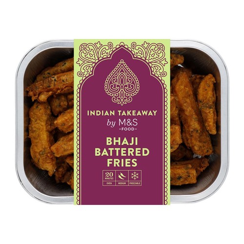 M&S Bhaji Battered Fries Ocado