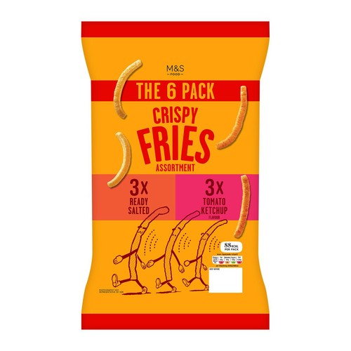 M&S Crispy Fries Crisps Assorted Multipack
