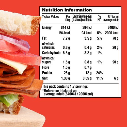 Tofurky Plant Based Deli Slices Smoked Ham, Vegan