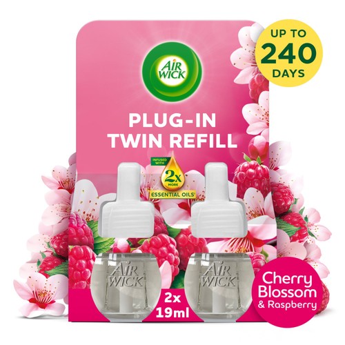 Airwick Cherry Blossom & Raspberry Liquid Electrical Twin Refill